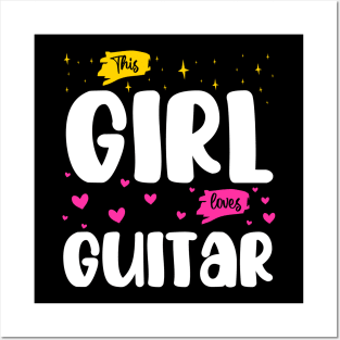 This Girl Loves Guitar - Music Enthusiast Posters and Art